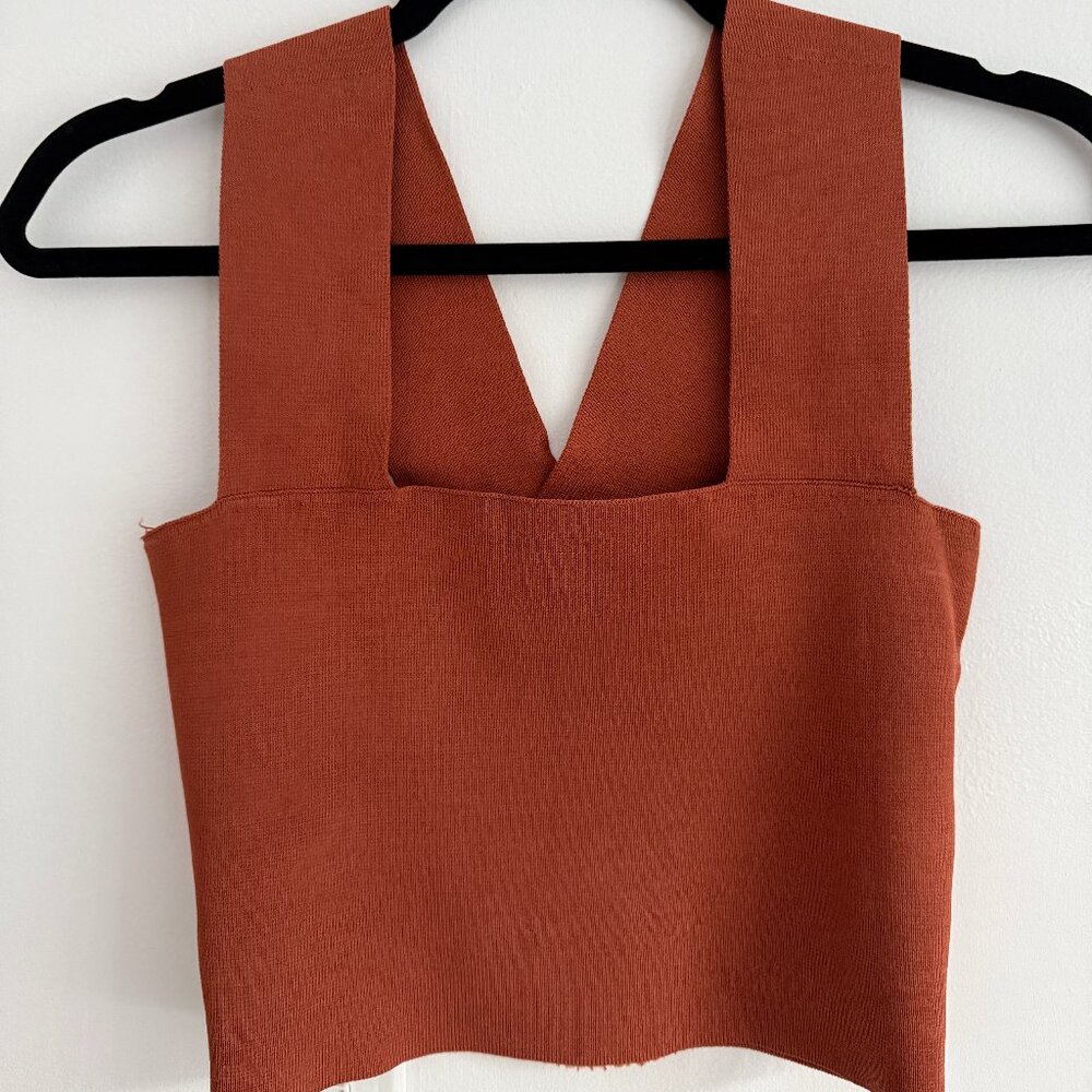 Orange Retro Crop top from LF